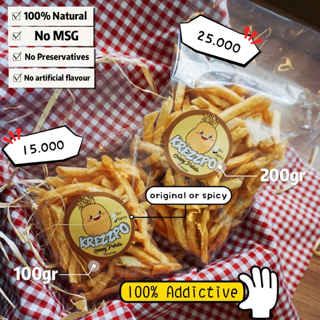 

Krezzpo snack kentang crispy