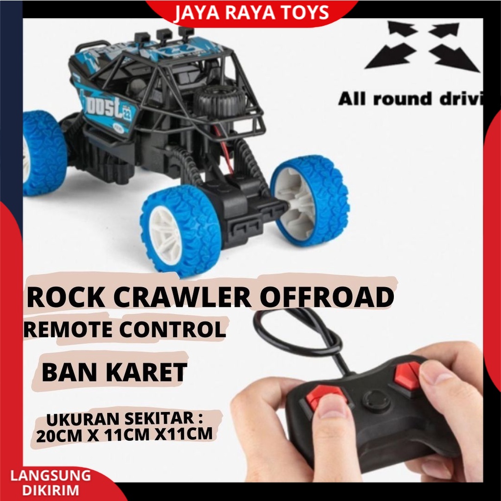 Mainan Mobil Remote Control Offroad Drift Boost Monster Ban Karet top Speed Rc Rock Crawler New