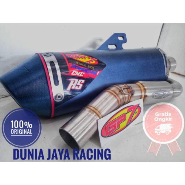 Knalpot GP7 Type CNC RS ONLY FOR RACE KLX Bf S G Dtracker Bore Up - Knalpot Gp7 CNC RS Klx Dtracker