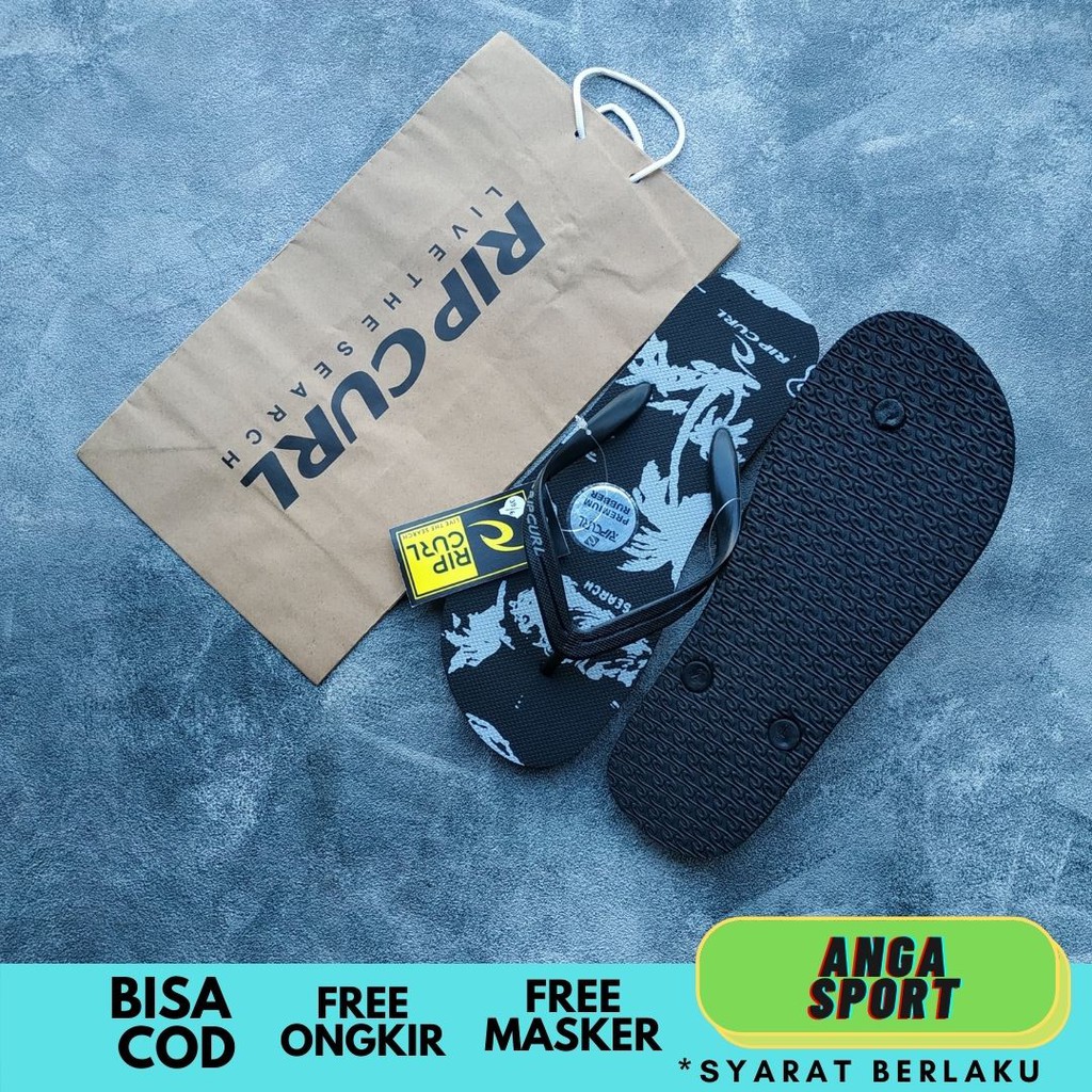 SANDAL JEPIT DISTRO RIPCURL / SANDAL KASUAL PRIA / SANDAL DISTRO COWOK/ SANDAL SANTAI MOTIF COCONUT