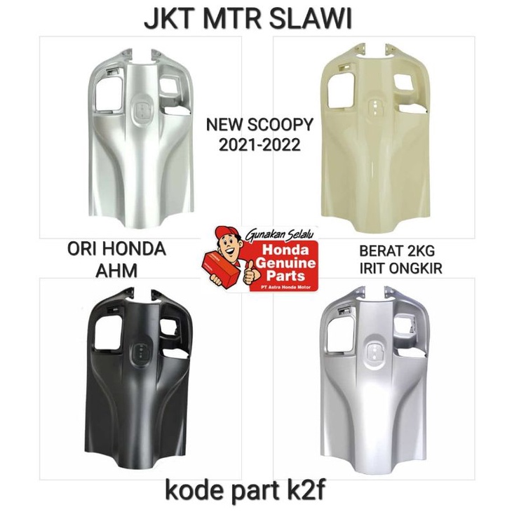 81141-K2F-N00ZH cover kontak, cover inner lower, legsil kontak, scoopy new esp 2021-2022 K2F silver, hitam dop, cream, hitam metalic asli honda