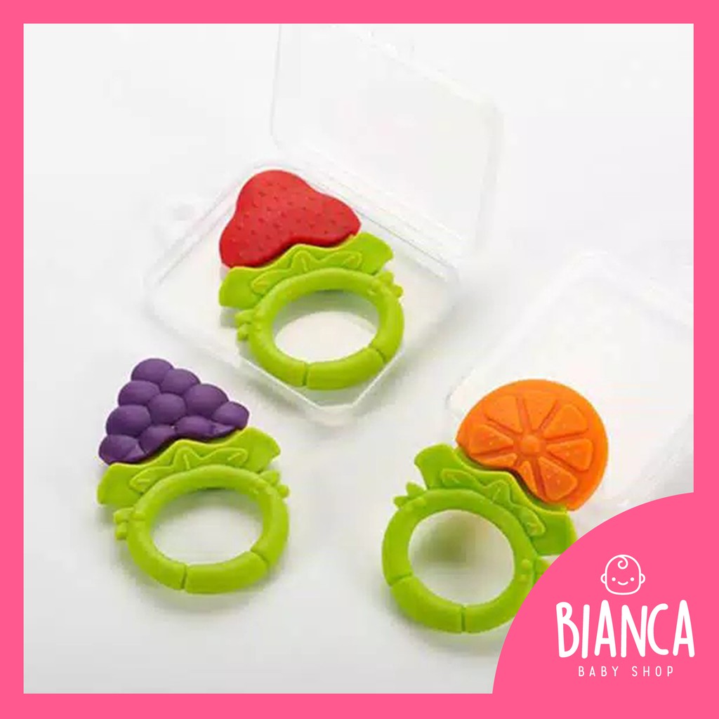 BIANCA - Teether Bentuk Buah + Box