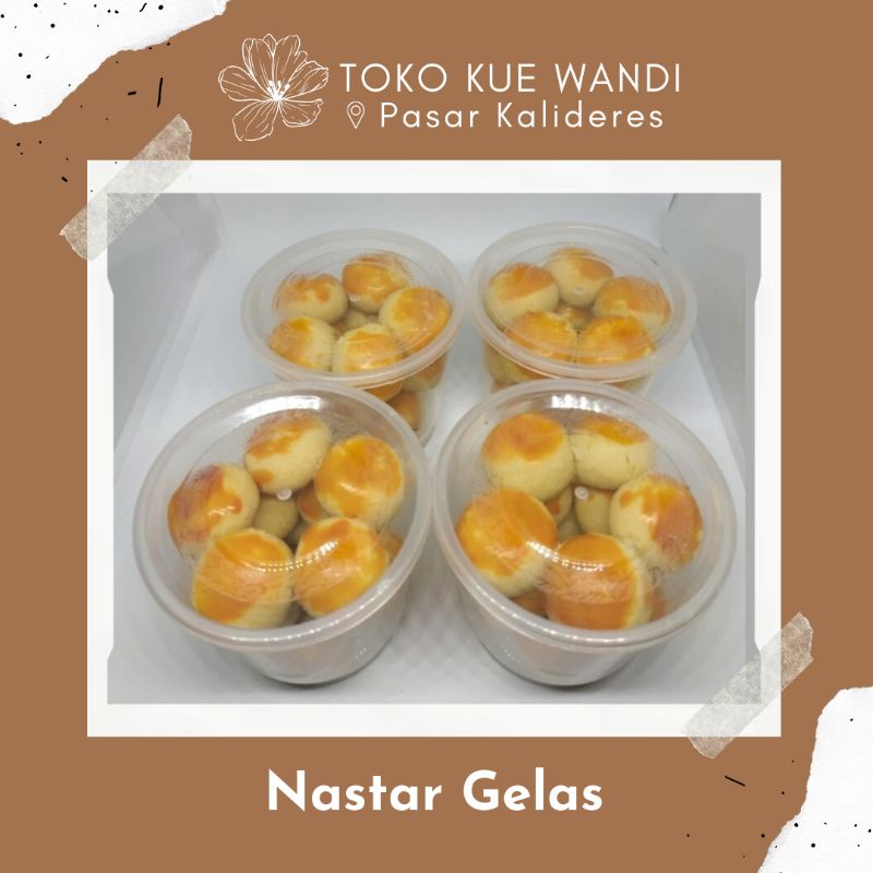 

Nastar Homemade / Nastar Gelas / Nastar Cup / Nastar Mini, Kue Kacang Gelas / Kue Kacang Cup