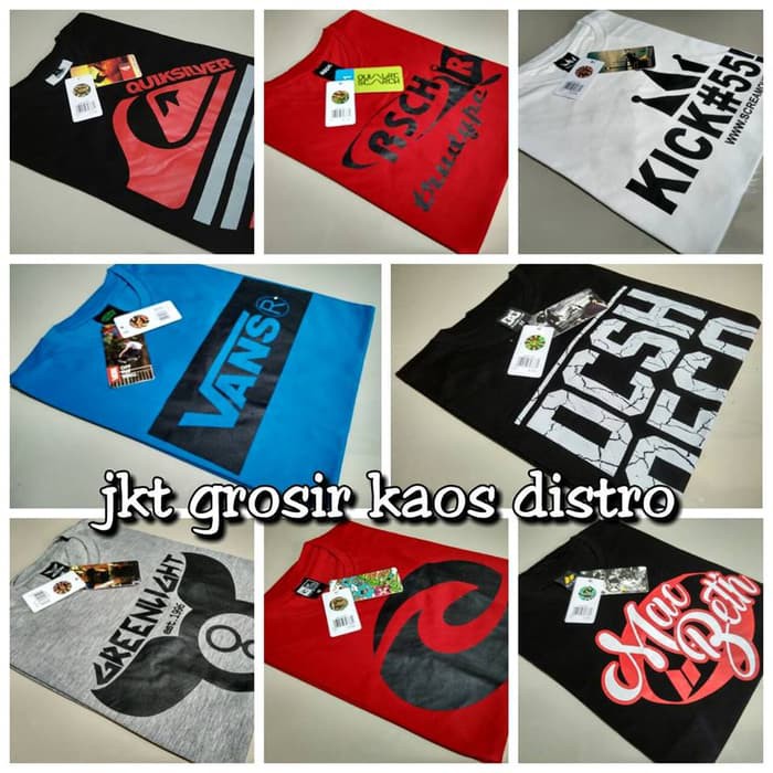 Grosir Kaos Distro Murah / Grosir Kaos Distro / Kaos Distro / Pakaian Top Quality