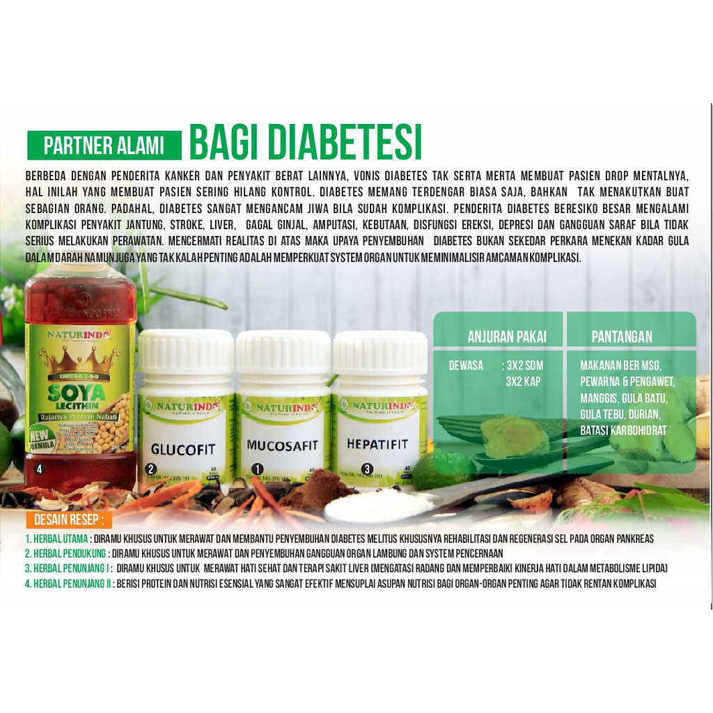 

Jagoan 100% Alami Bagi Diabetisi