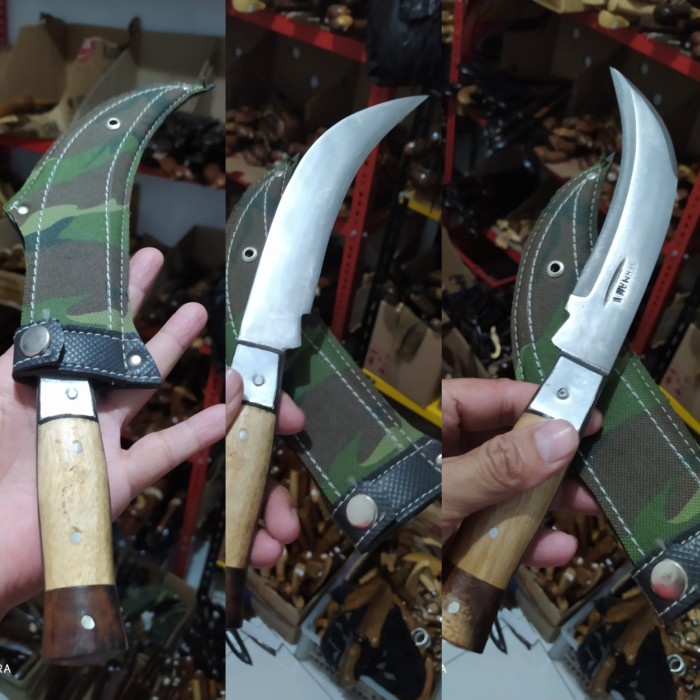 Pisau Baja Stek Kuku Bima Pulltang Baja Per