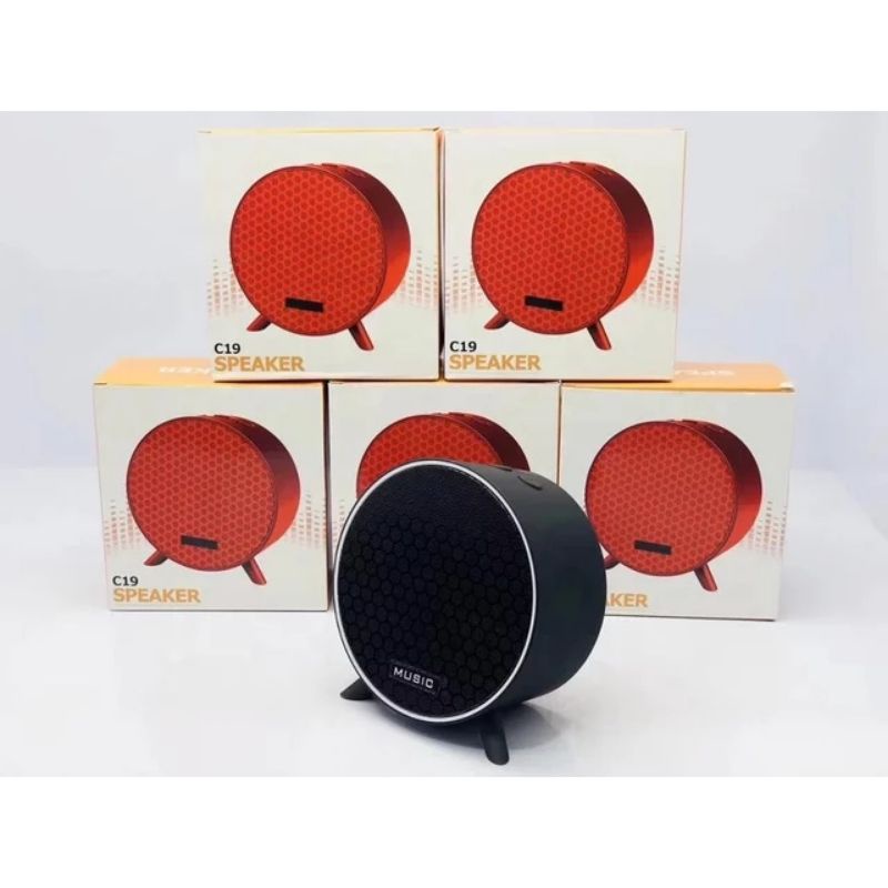 SPEAKER BLUETOOTH PORTABLE C19 WIRELESS SPEAKER  SUPER BASS