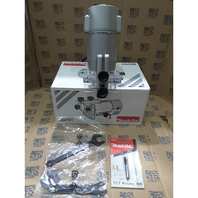 Mesin Profil Trimmer Kayu 6mm Makita N3701 N 3701 ORIGINAL -