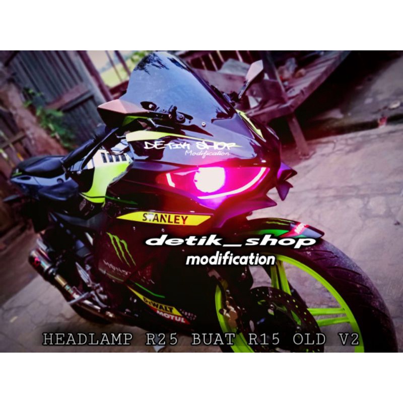 HEADLAMP R25 BUAT R15 OLD V2 TOPENG R25 TOPENG R15 V2