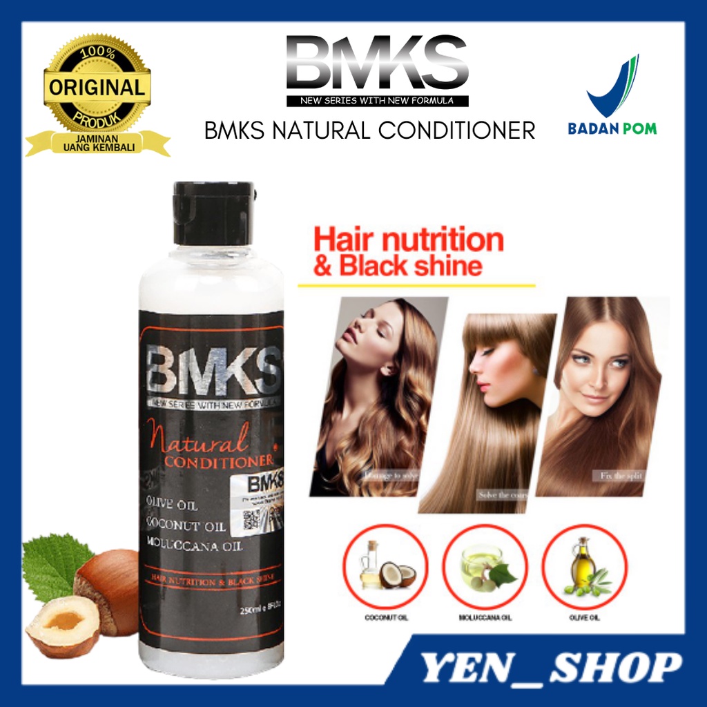 BMKS Black Magic Natural Conditioner Penyubur Rambut Setelah Keramas - 250ml