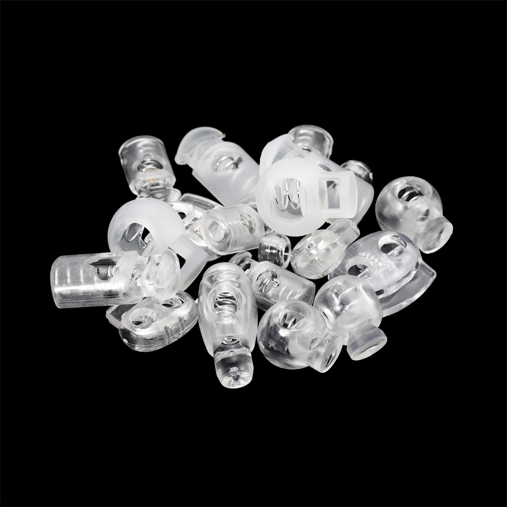 St.kunkka 10PCS Transparan Stopper Klason Warna Stopper Tali Klakson