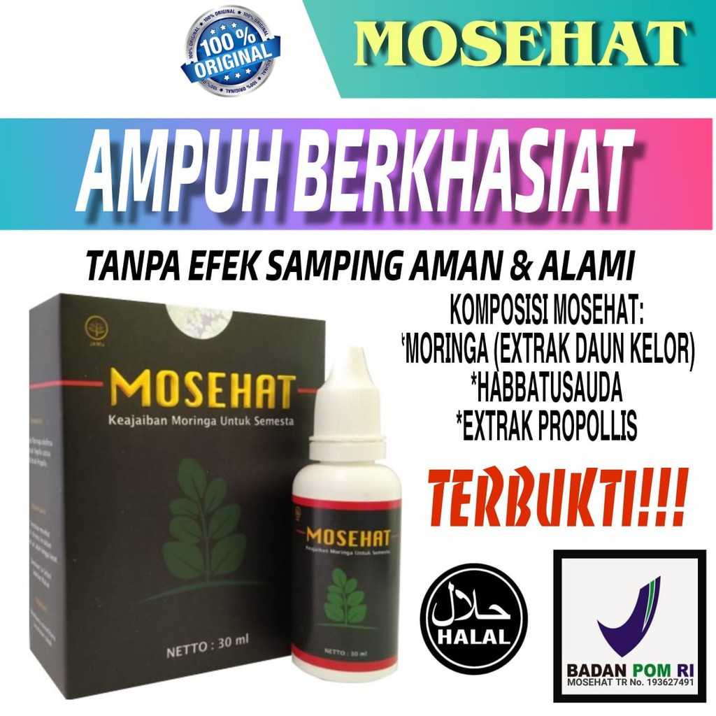 Obat Herbal Original MOSEHAT Berkhasiat BPOM
