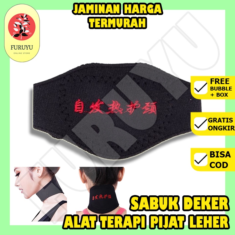 Alat Terapi Kesehatan Sabuk Pemanas Penghangat Deker Dekker Theraphy Leher Sakit Nyeri Masuk Angin Koyo Leher Original Belt Leher Salah Bantal Ngilu Sabuk Neck Magnetic Tcare Tourmaline