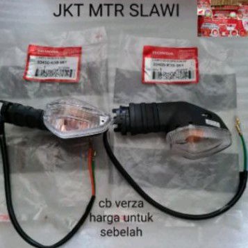 sein assy lampu sein depan kiri kanan cb verza harga satuan sebelah ori honda