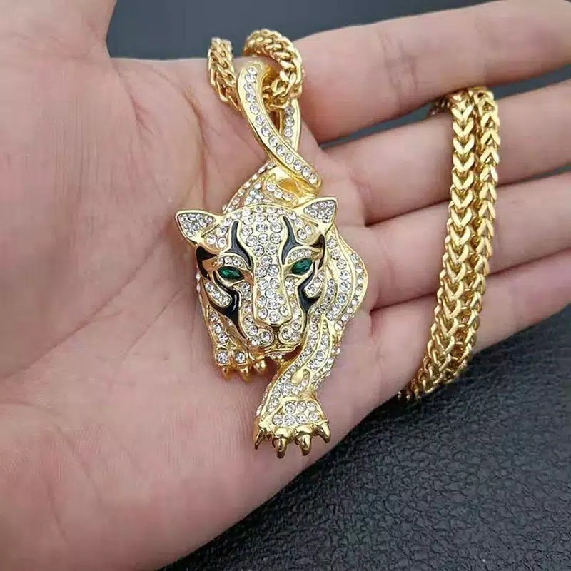 Kalung Fashion Macan Pria Wanita Stainless Steel
