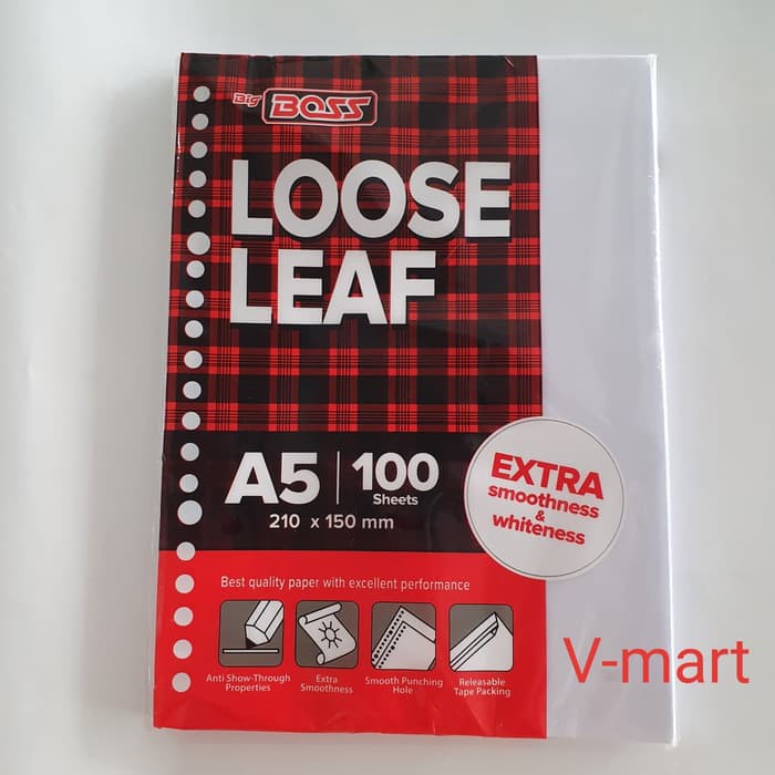 

Order Langsung Isi loose leaf a5 polos Murah