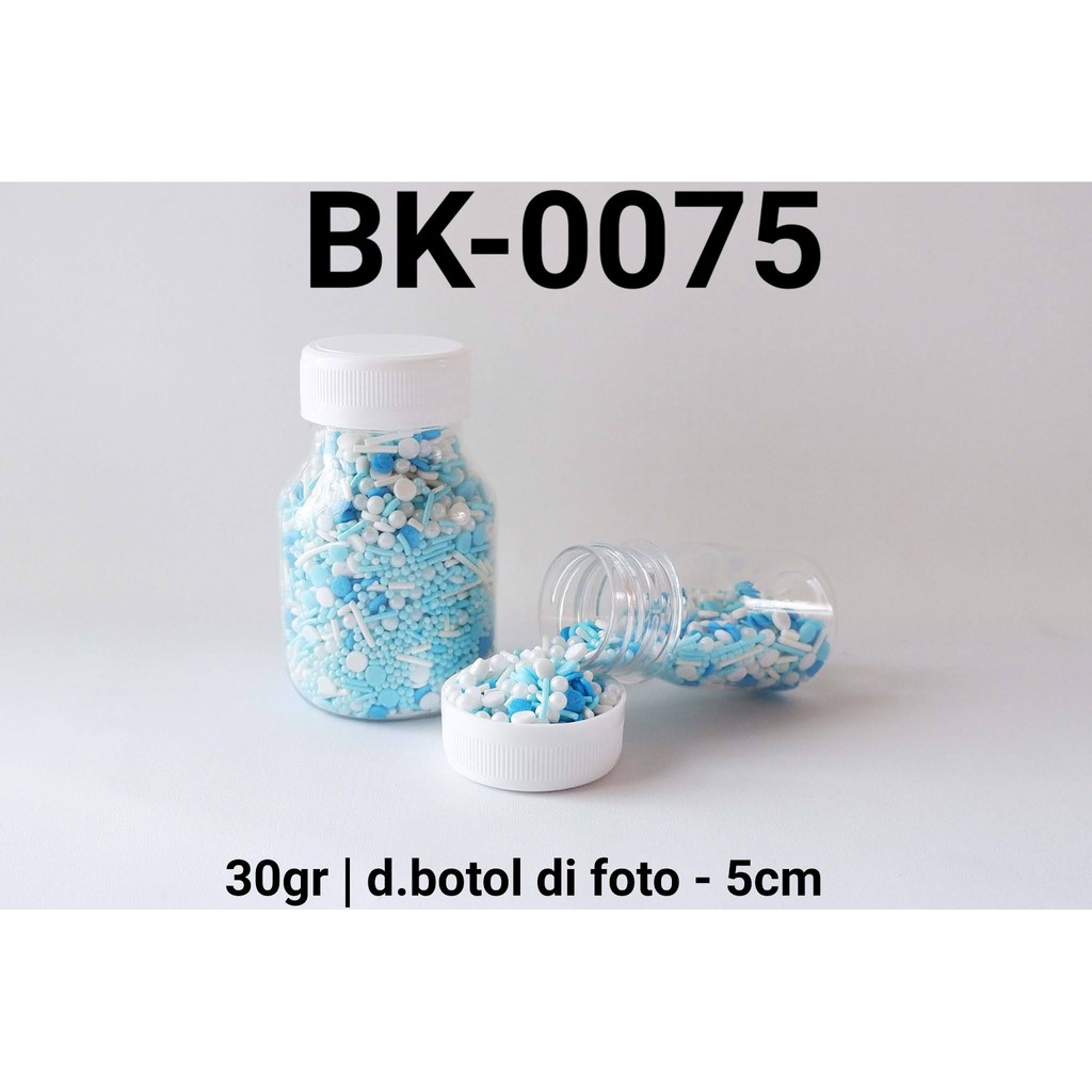 

BK-0075 Sprinkles sprinkle sprinkel mix biru 30gr 30gram yamama baking grosir murah sprinkles cake dekorasi mutiara trimit decoration story sprinklestory sprinklesstory sprinkle story yamama baking