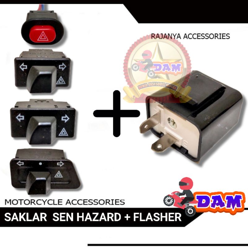 Jual Paket Tombol Saklar Sein Sen Hazard Flasher Sen Pnp Tinggal Colok Beres Shopee Indonesia