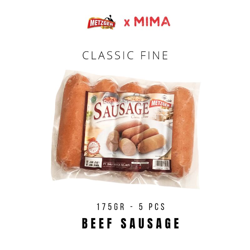 

Metzger Halal Fine Beef Sausage Classic Ekonomis Halal