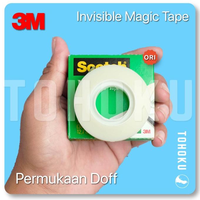 

(BISA COD) Scotch Magic Tape - Isolasi Bening Doff - Aman Untuk Foto DISKON Kode 747