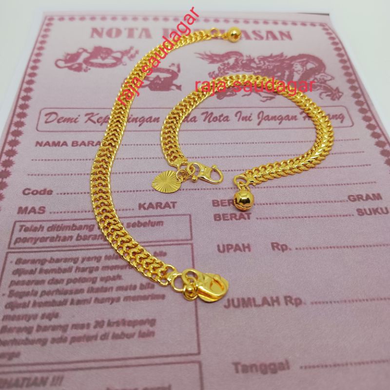 gelang tikar terbuat dari koin asli,gelang titanium asli anti luntur anti karat,gelang berlapis emas 24 K,gelang emas muda,gelang perhiasan wanita terbaru import,