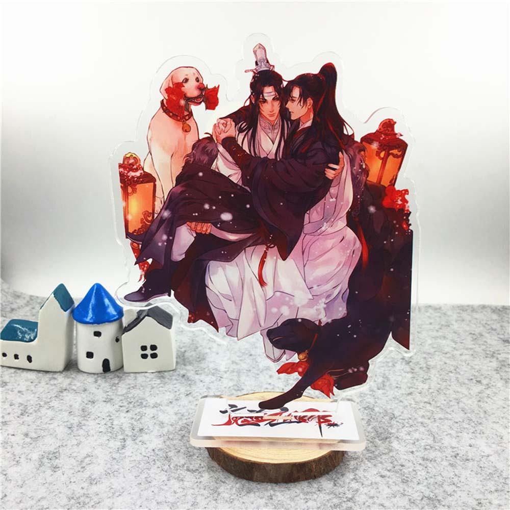 Lanfy Mo Dao Zu Shi Lan WangJi Akrilik Grandmaster of Demonic Dekorasi Mainan Desktop Standing Card Dua Sisi Akrilik Stand Figure