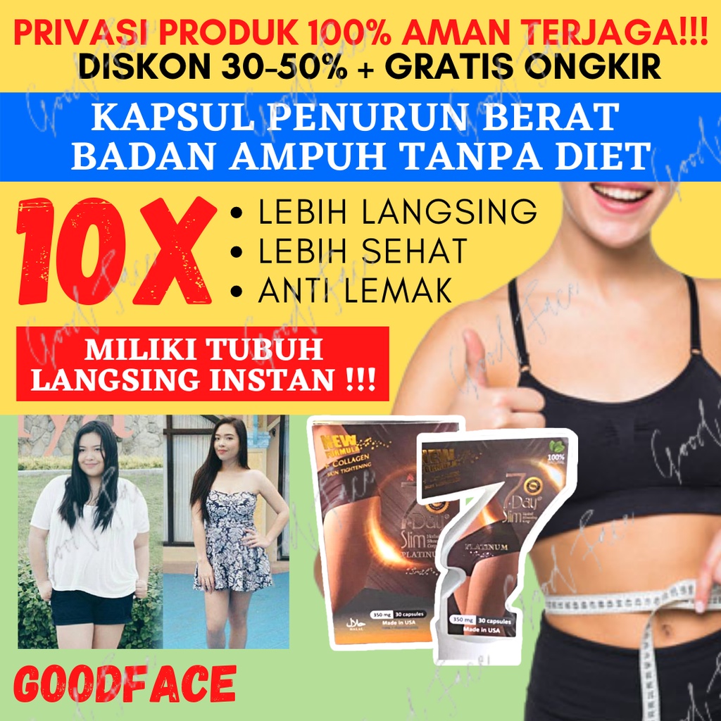 PELANGSING - KAPSUL PELANGSING - 7-Day platinum / 7Day / 7 Day Slim / 7-dayslim Platinum