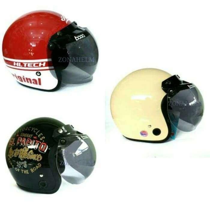 Helm Bogo Dewasa MOTIF SNI Kaca Bogo Original