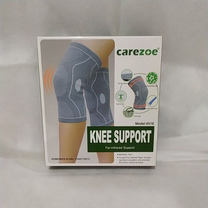 A1 Deker Pelindung Untuk Pencegahan Cidera Lutut Saat Olahraga Isi 2Pcs Sepasang Sammora Knee Support Bamboo Yarn