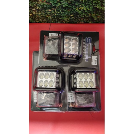 lampu tembak mini 6mata sorot+kiri kanan signal 3x3/cwl 6mata +signal