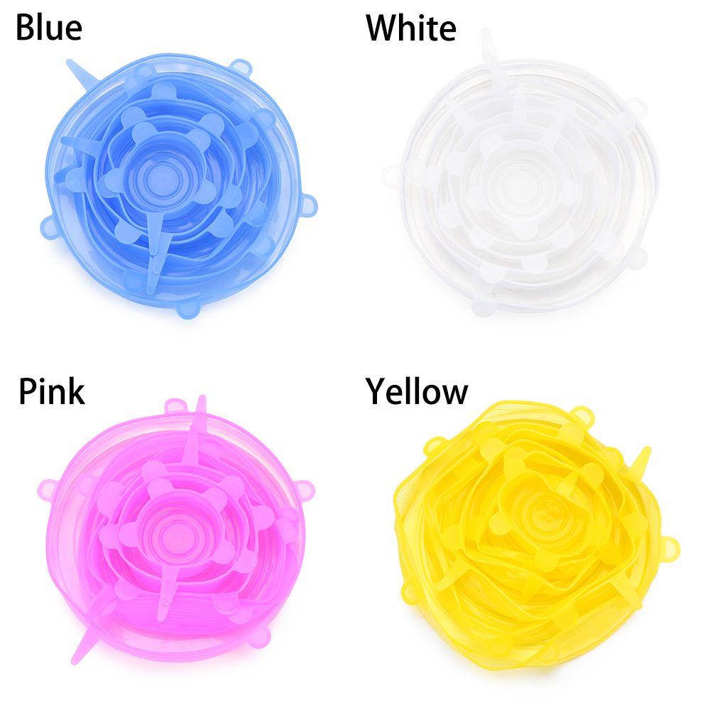 R-FLOWER Silicone Lid Universal Segel Bungkus Makanan Stretch Suction