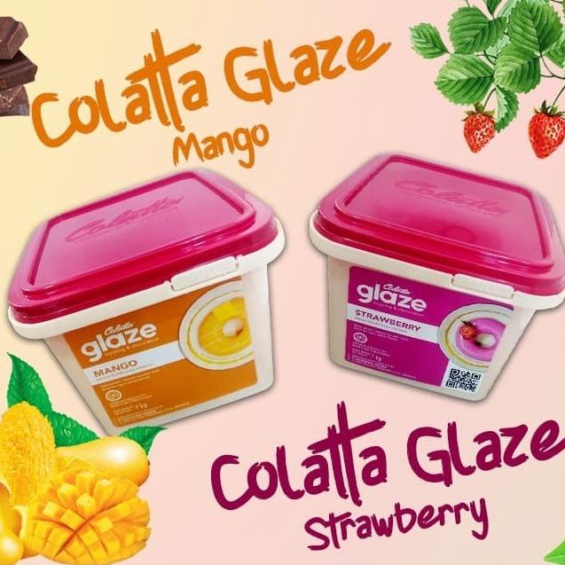 

] SEL GLAZE STRAWBERRY COLATTA 1KG