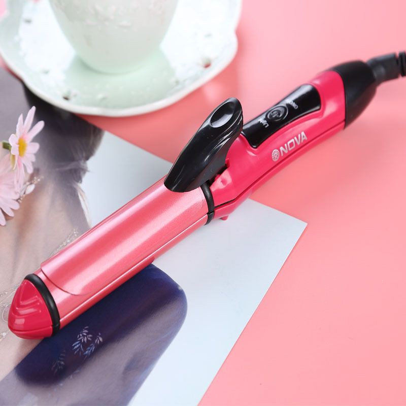 Catok Rambut Nova 2 in 1 / Hair Curler + Straightener NHC-2009