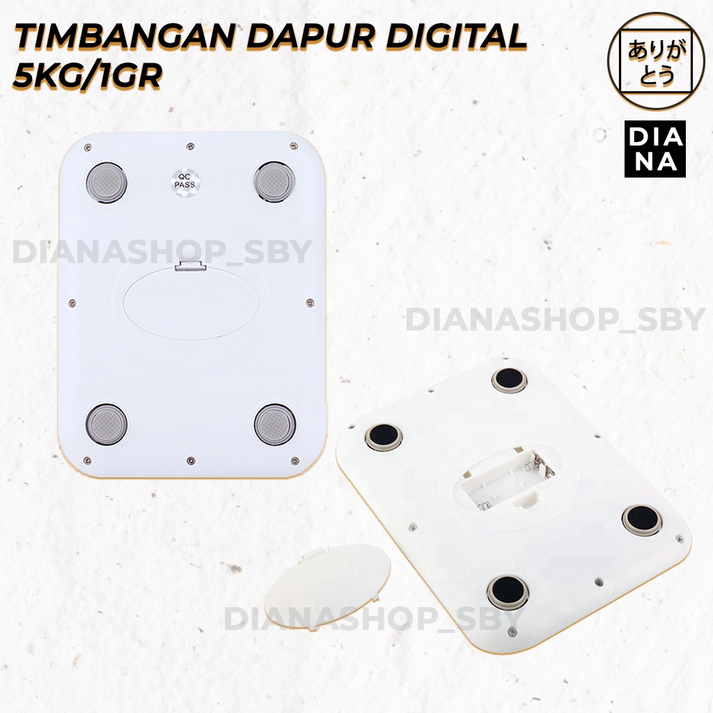 Timbangan Dapur Digital 5kg/1Gr Digital Kitchen Scale Kue Roti Daging