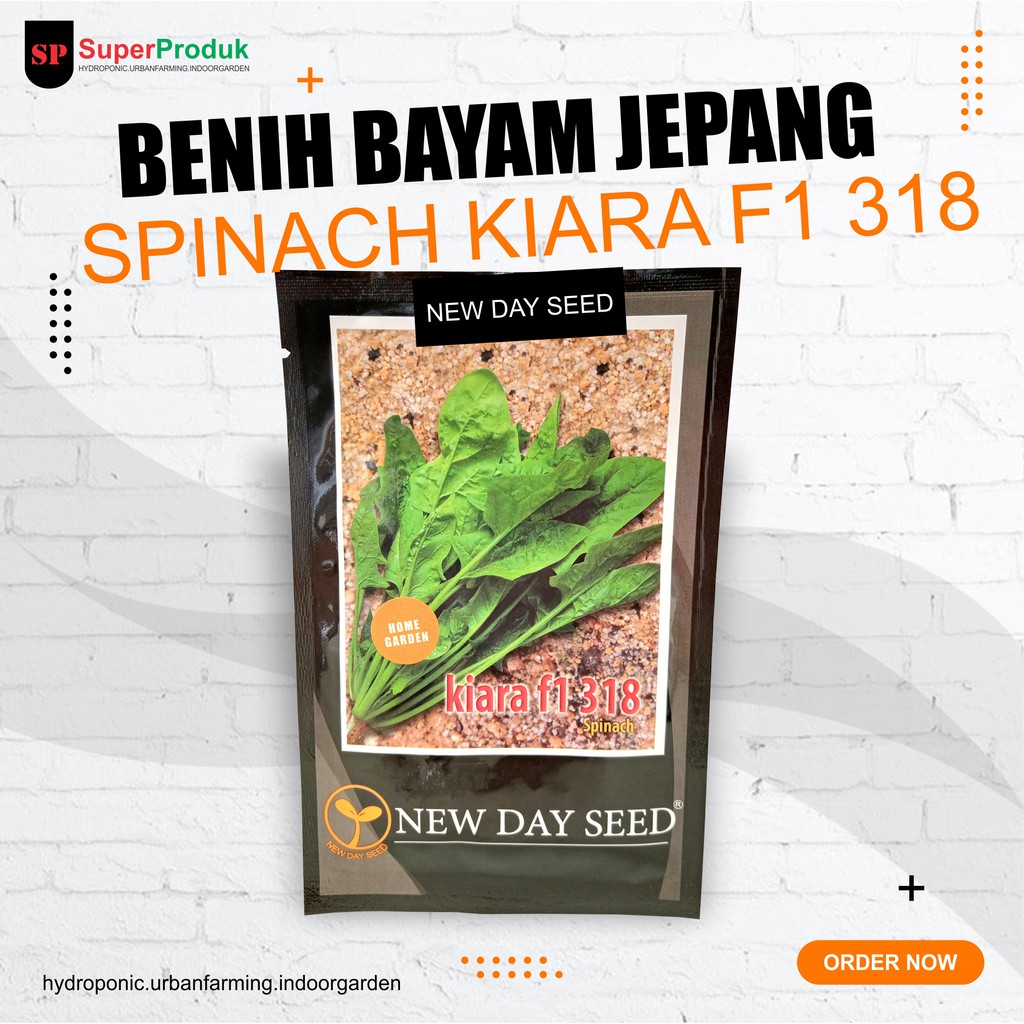 Benih-Bibit Bayam Jepang Kiara F1 318 New Day Seed