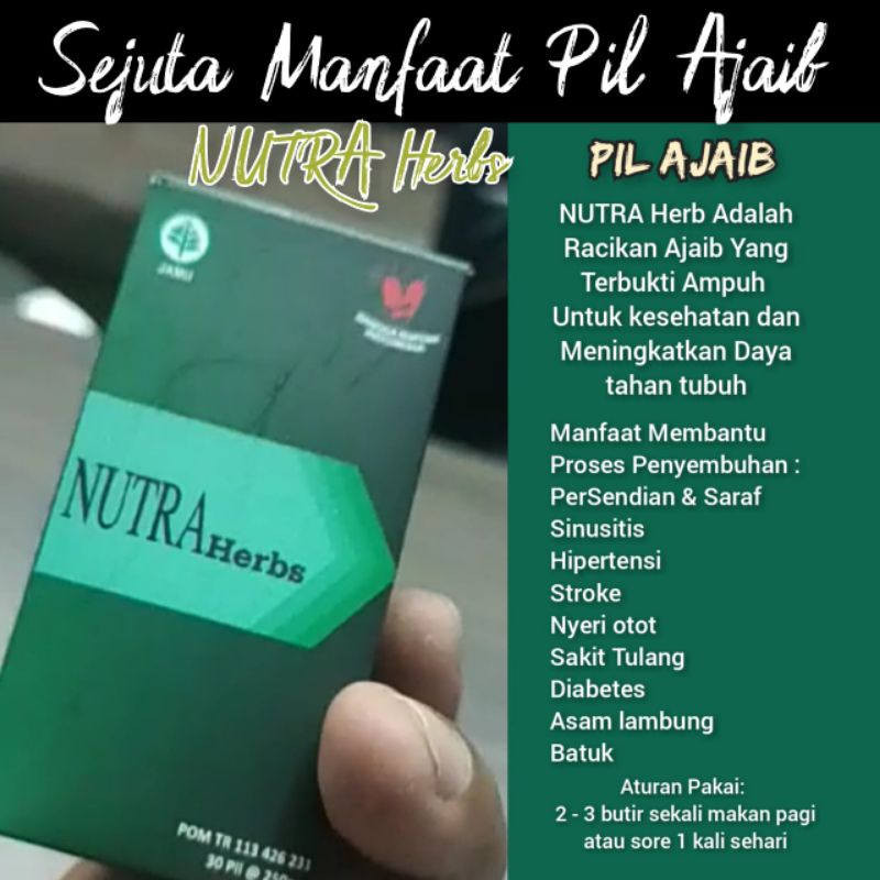 

Pil Ajaib Nutraherb