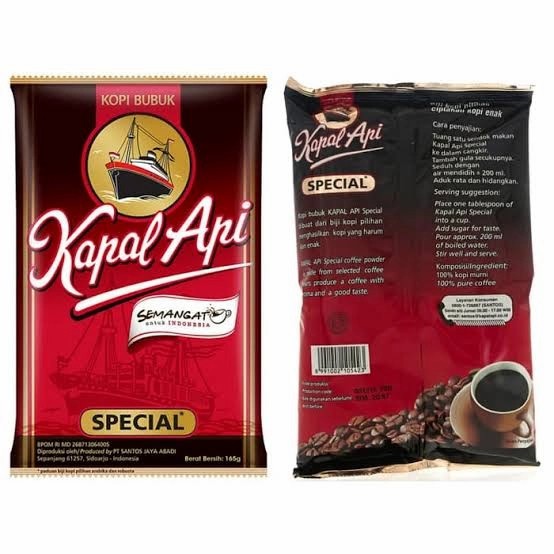 

Kapal Api Special 165 gram Bubuk