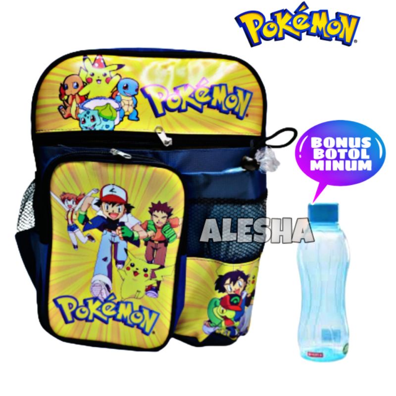 Tas Ransel Pokemon Pikachu Tas Sekolah Anak Laki laki Perempuan