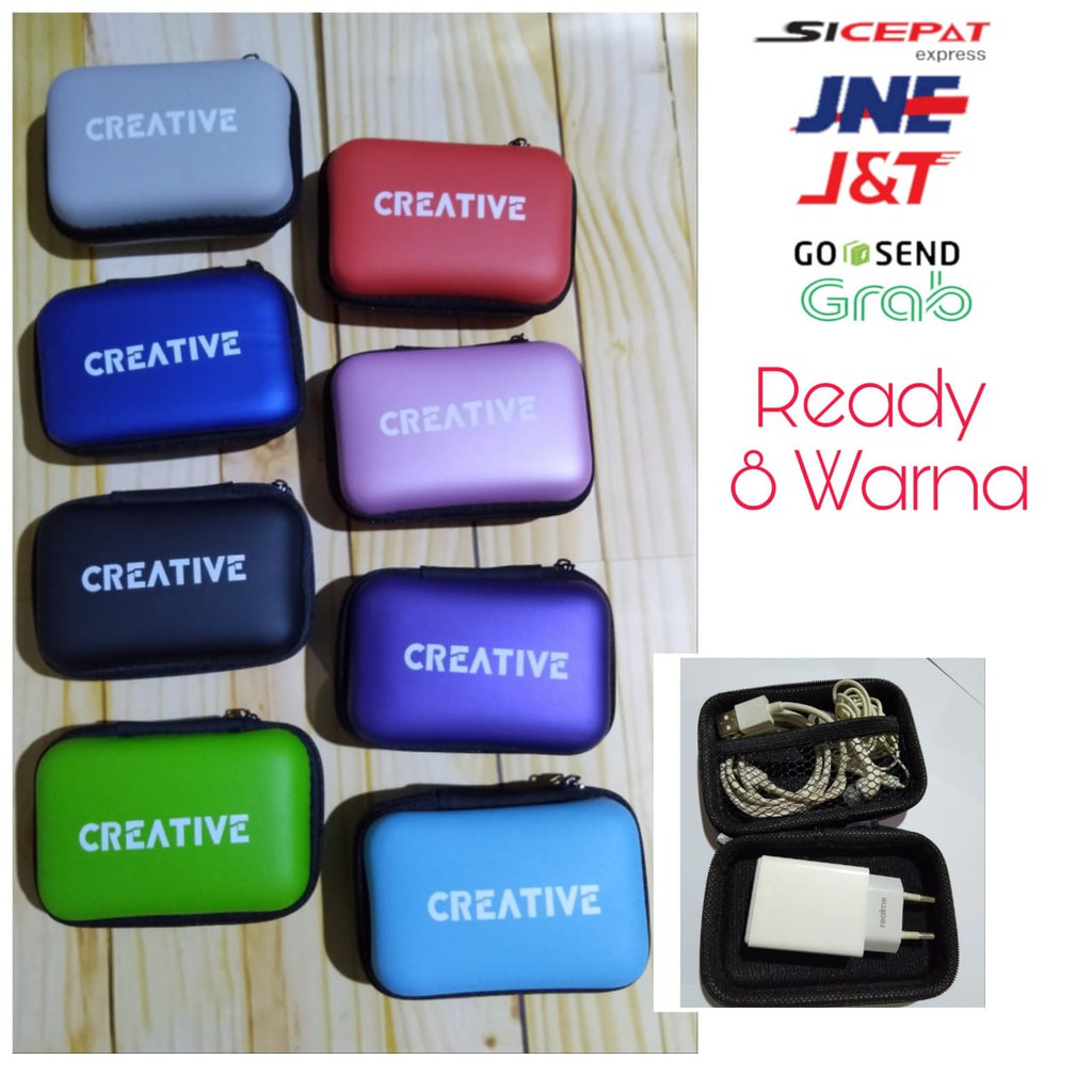 Tas penyimpanan Charger Tulisan Creative