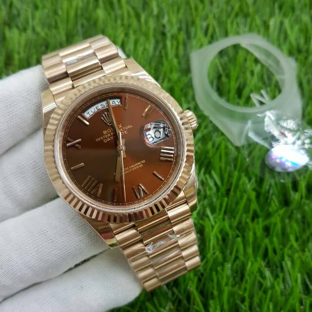 JAM TANGAN PRIA ROLEX DAYDATE AUTOMATIC ULTIMATE SWISS CLONE