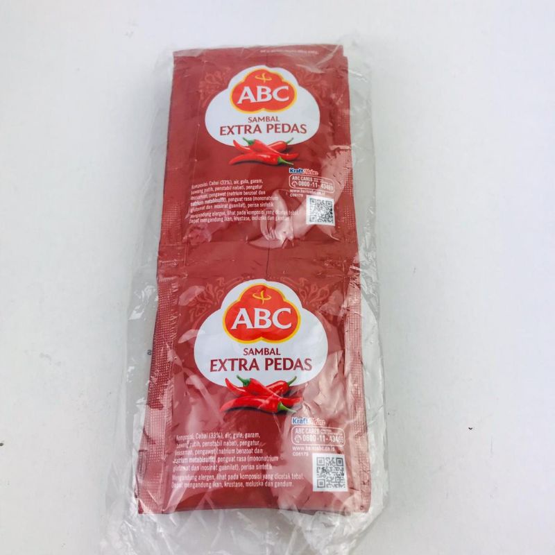 

Saos Sambal ABC Extra Pedas 10pcs x 18gr