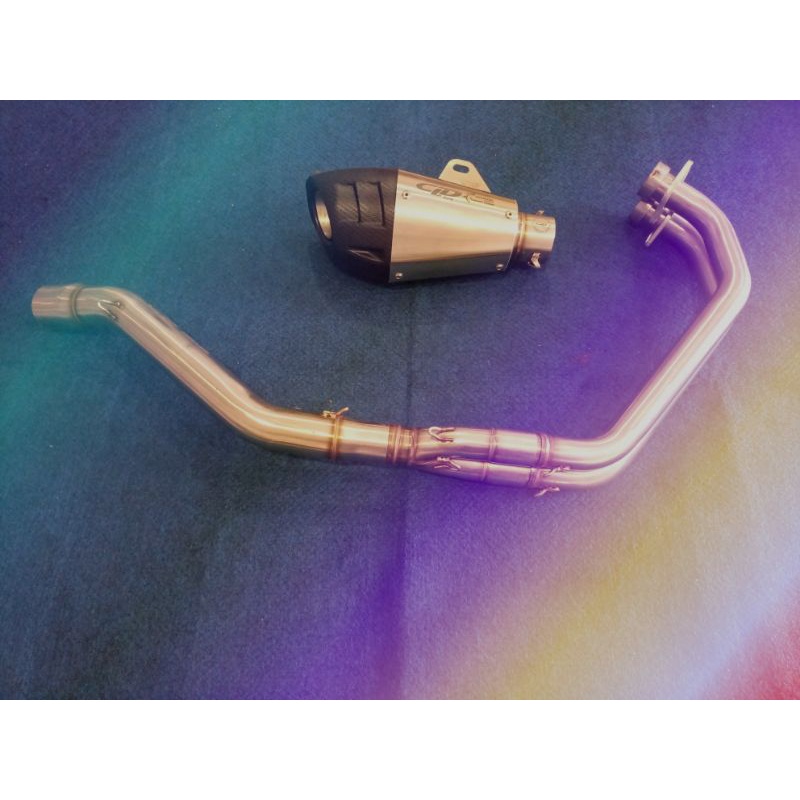 KNALPOT CLD SHARK YAMAHA R25/MT25 (SHORT)