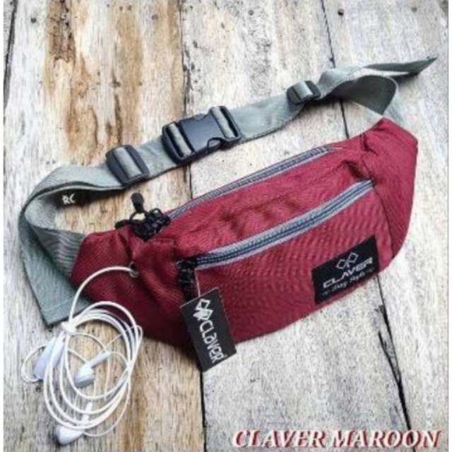 EQ_PROMO!!! Waistbag Pria - TRM WATERPROOF LIPAT 1AX802 Oranye. Bisa di Lipat. Parasud Y18 pria Army