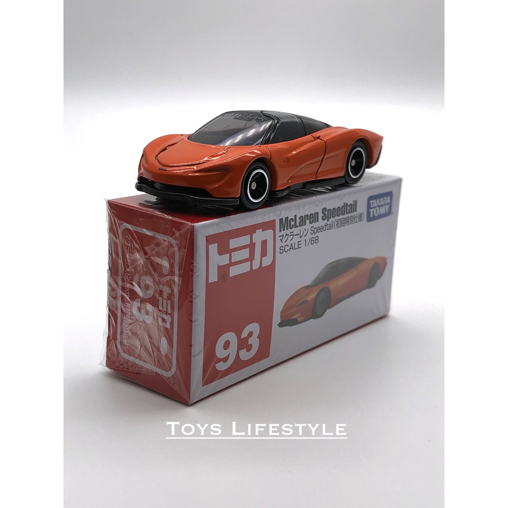 Tomica Diecast 93 McLaren Speedtail (Oranye)