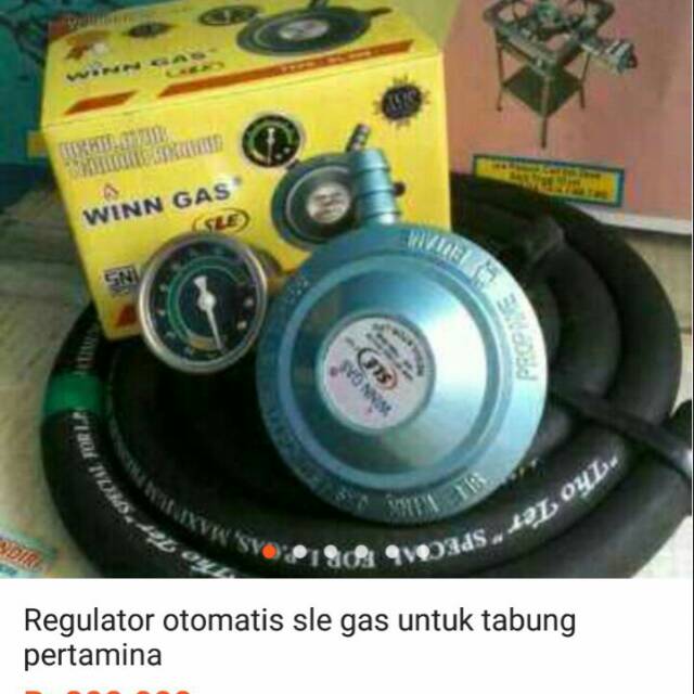 REGULATOR GAS MATIC WINN SLE 888 SELANG 500 PSI