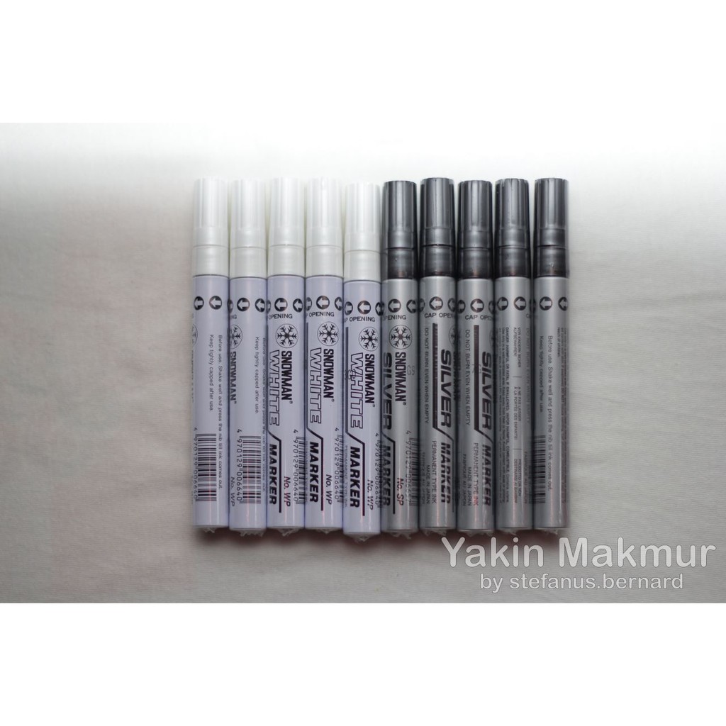 

SPIDOL CAT SNOWMAN PAINT MARKER UNTUK KARDUS/KAYU/KACA (PERMANENT MARKER)