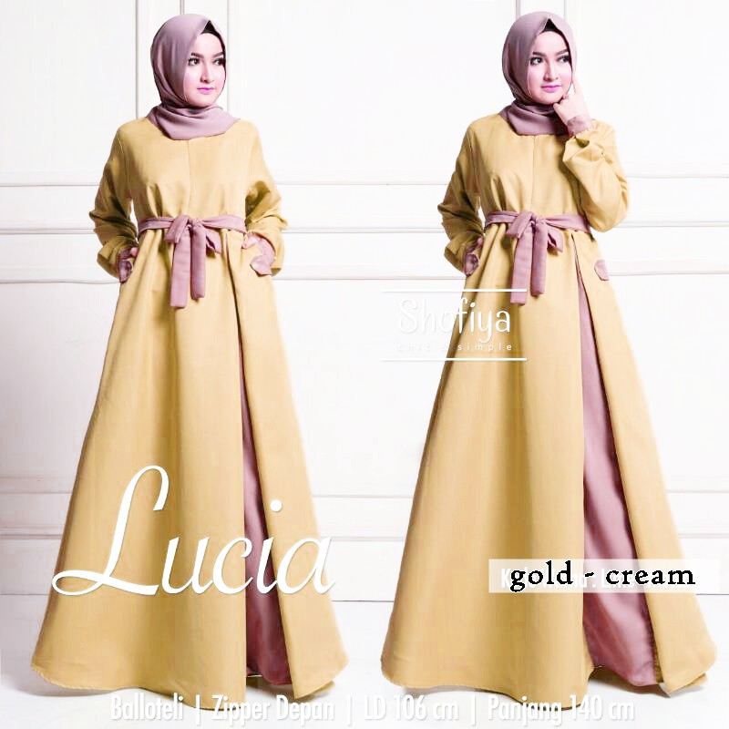 [COD] Gamis Lucia Syar'i Asdf Abu Muslim Modis Modern