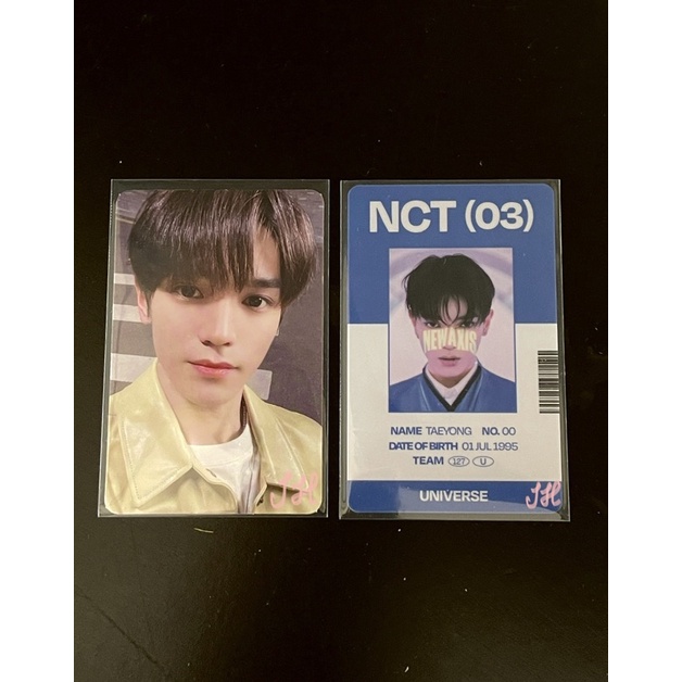 NCT MD Universe PC Taeyong Selca Photo Card + ID Card Set