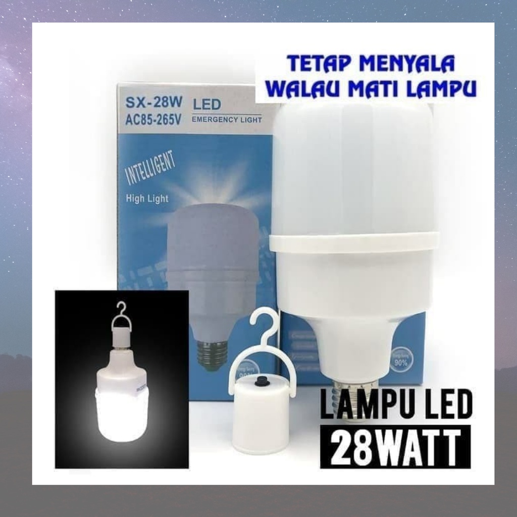 Bohlam Led Lampu Emergency 28 Watt