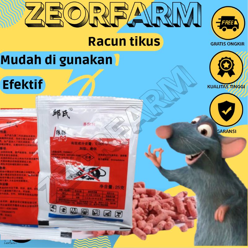 racun tikus butir mudah di gunakan praktis zeorfarm